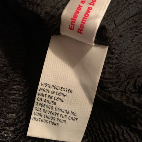 107 NWT LARRY LEVINE Tiered Black Skirt - Picture 4 of 4